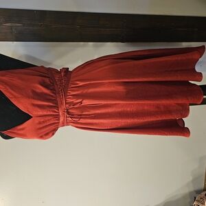 EXPRESS Elegant Red Halter Dress